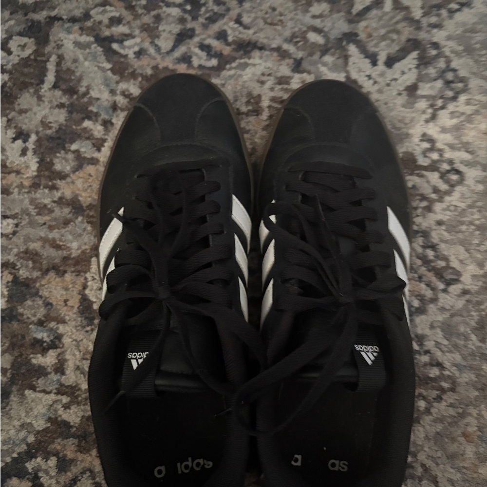 Adidas Classic Black and White Trainers